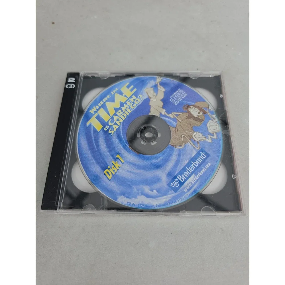 Where in Time is Carmen Sandiego (PC) 2 Disc Set - Game Discs Only
